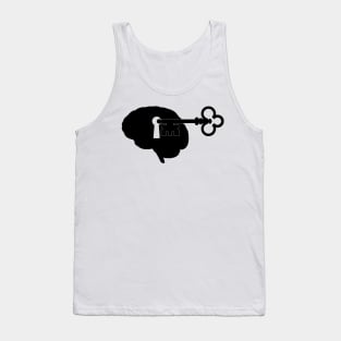 Open your Mind, brain, key Tank Top